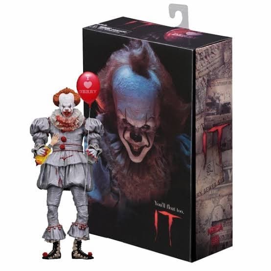 Pennywise IT Action Figure I Heart Derry Exclusive 3D Cover NECA Official