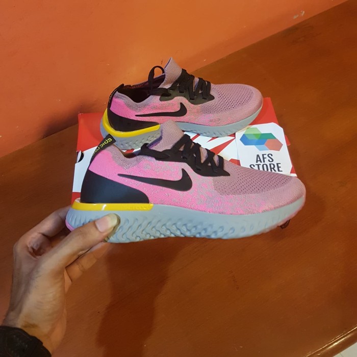 Nike Epic React Flyknit Plum Dust Grade School Zapatillas Nike Epic React Flyknit Plum Dust Grade School Zapatillas