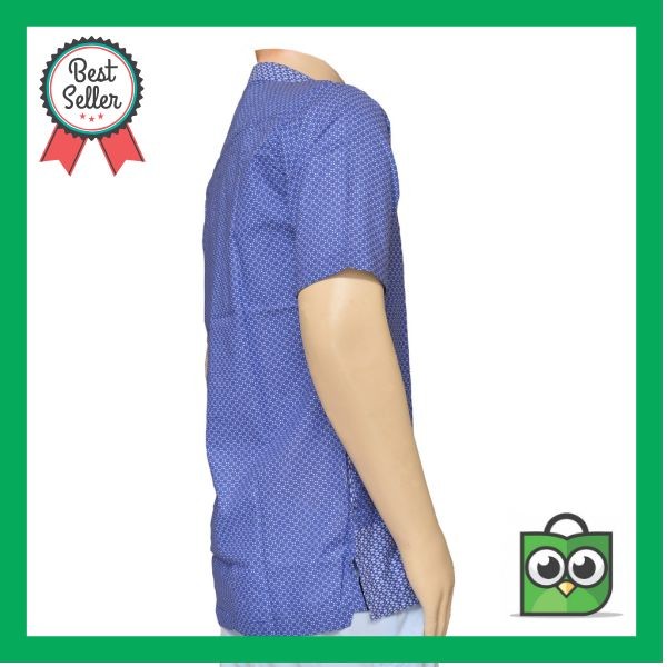 PROMO Isbath Baju Koko Lengan Pendek KDKP 46016 - Biru JJEJ