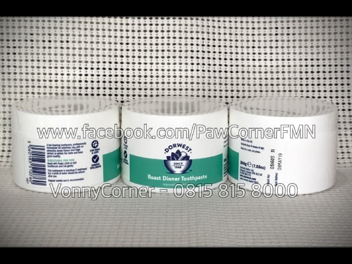 dorwest roast dinner toothpaste