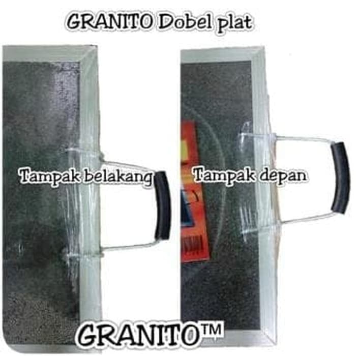 Batu Bakar Granito / Alat Panggang Batu Bakar Granito 2 List Double