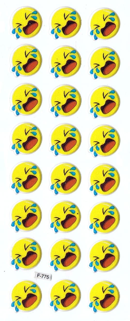 Jual SK511 Stiker Sticker Timbul Set Strip Aneka Gambar Kartun Smile Smiley Kab Sidoarjo Pusat Mainan Edukasi