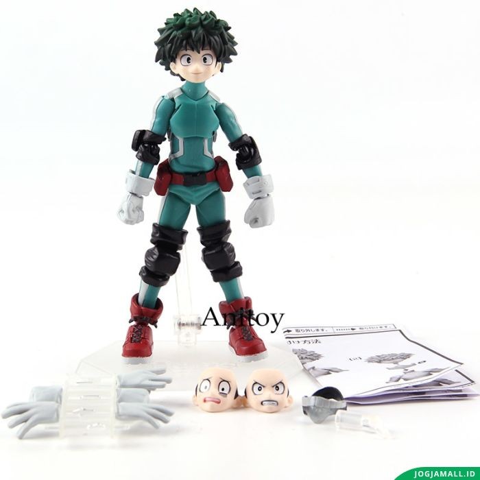 Anime Figma 323# My Hero Academia Midoriya Izuku Figure Figurine New Toy In Box