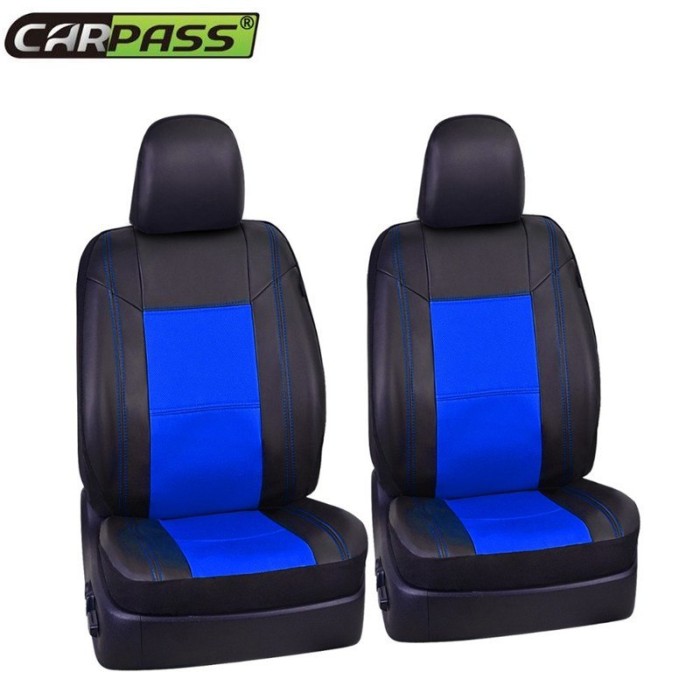 Jual Car Pass New Punching Full Leather 2 Front Seat Cover Red Blue Beige Dki Jakarta Bosster Mall Tokopedia