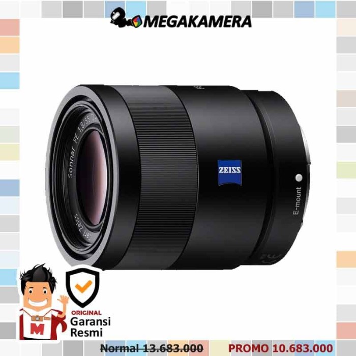 Foto Produk Sony Lens Sonnar T FE 55mm F1.8 ZA dari Megakamera