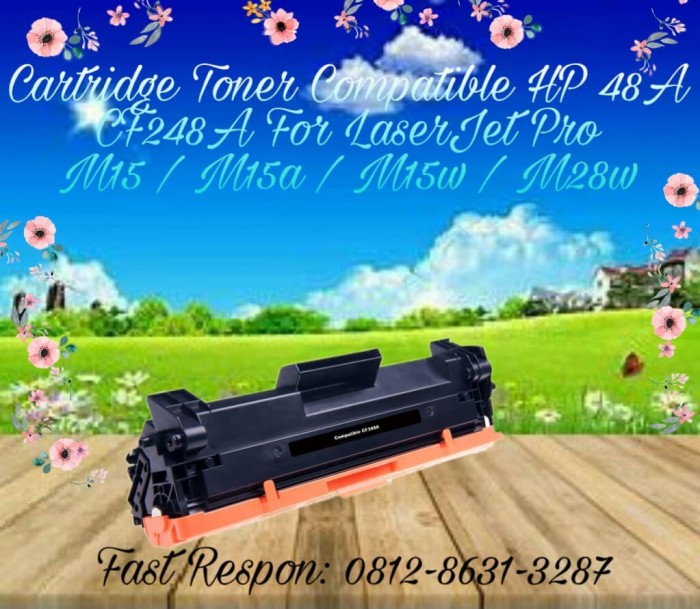 Foto Produk Toner Cartridge Compatible HP 48A CF248A Pro M15 M15a M15w M28w + Chip dari KaruniaToner18