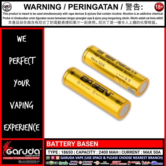 Nearest Battery Store >> Jual Battery Basen 2400mah 50a Jakarta Selatan Garuda Vape Store Tokopedia Nearest Battery Store >> Jual Battery Basen 2400mah 50a Jakarta Selatan Garuda Vape Store Tokopedia