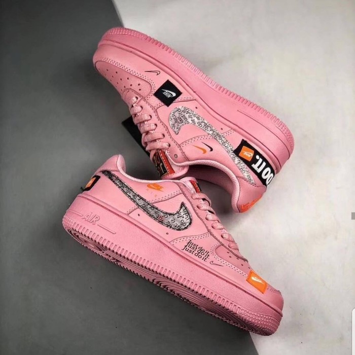 nike air force 1 just do it pink