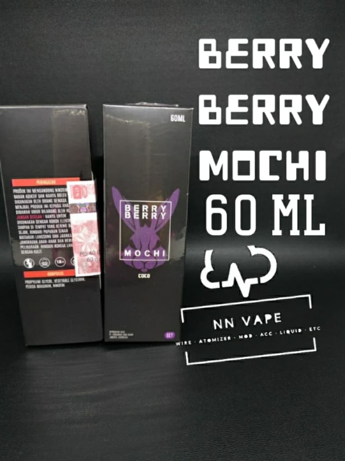 Jual E-Liquid Premium Berry Berry Mochi 60Ml 6Mg By HERO57