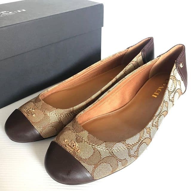 coach chelsea flat shoes