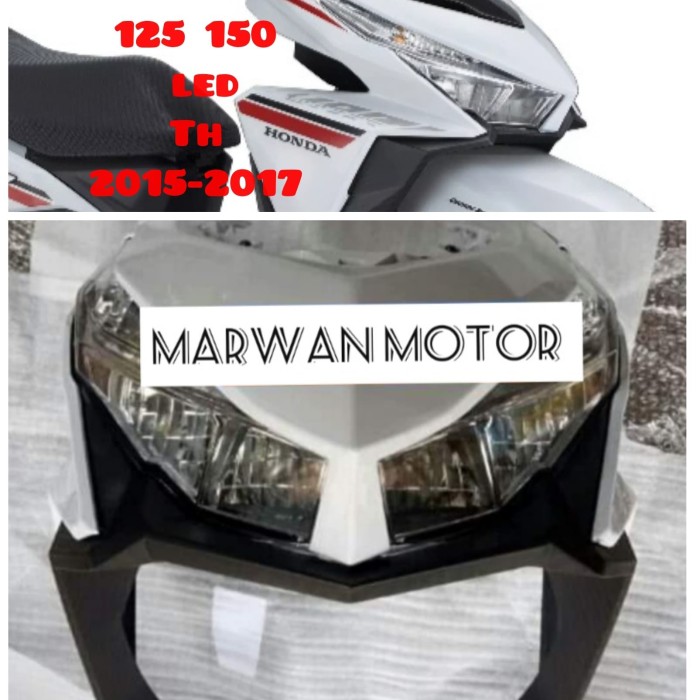 Jual Sayap Tameng V Garnis Berikut Lampu Depan Vario 125 150 Led