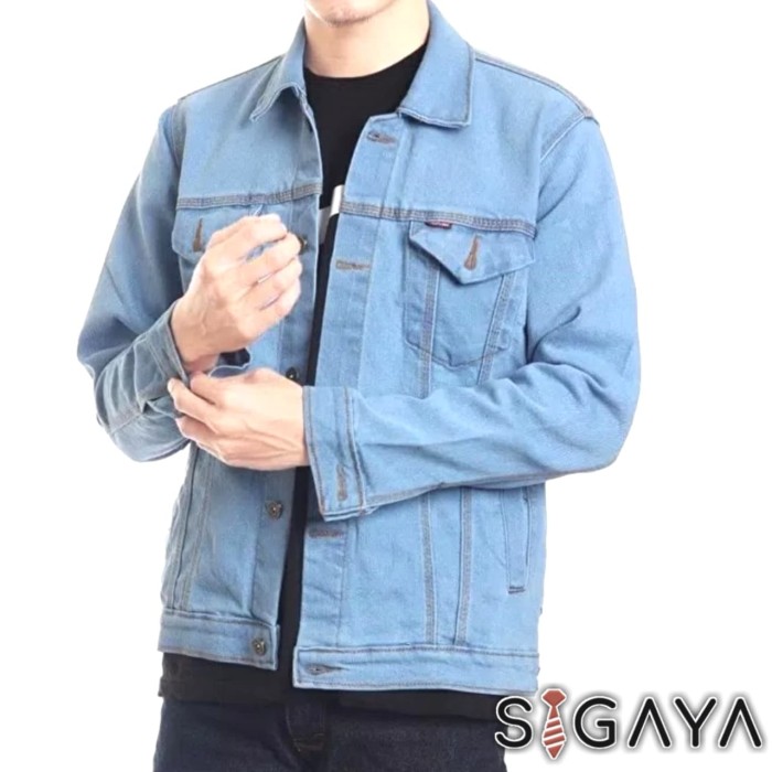levis denim jacket light blue