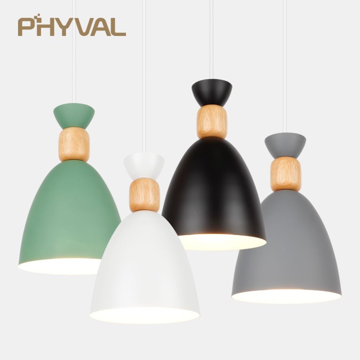 Jual Led Pendant Lamp Modern Hanging Lights Lighting Wood Led Pendant Lamp Modern Hanging Lights