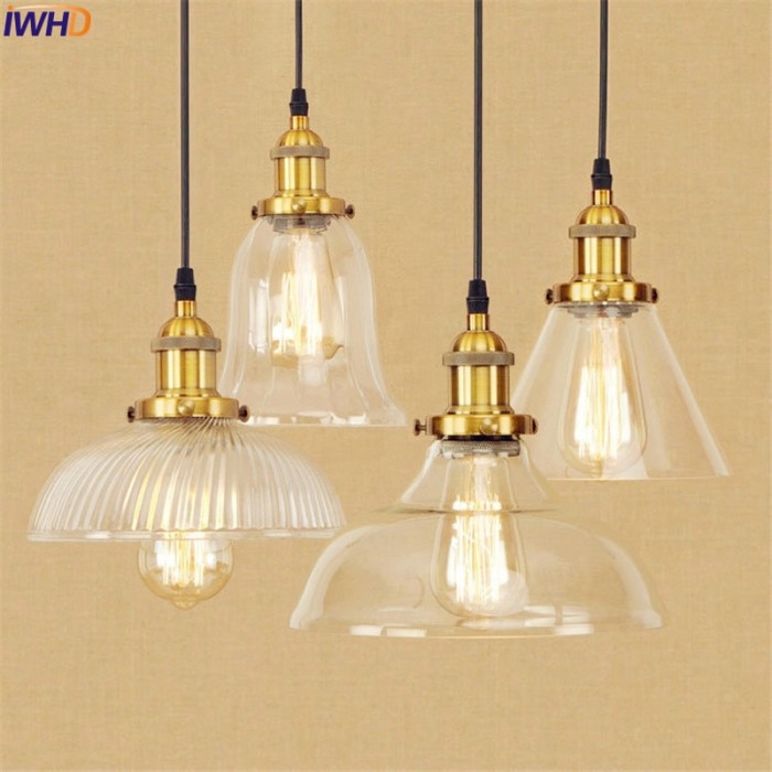 Jual Loft Pendant Lights Fixtures Gl Metal American Loft Pendant Lights Fixtures