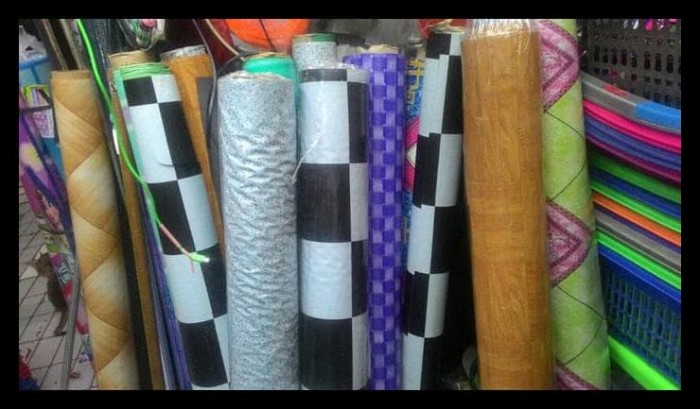 Jual karpet meteran taplak meja plastik meteran motif cek Jual karpet meteran taplak meja plastik meteran motif cek