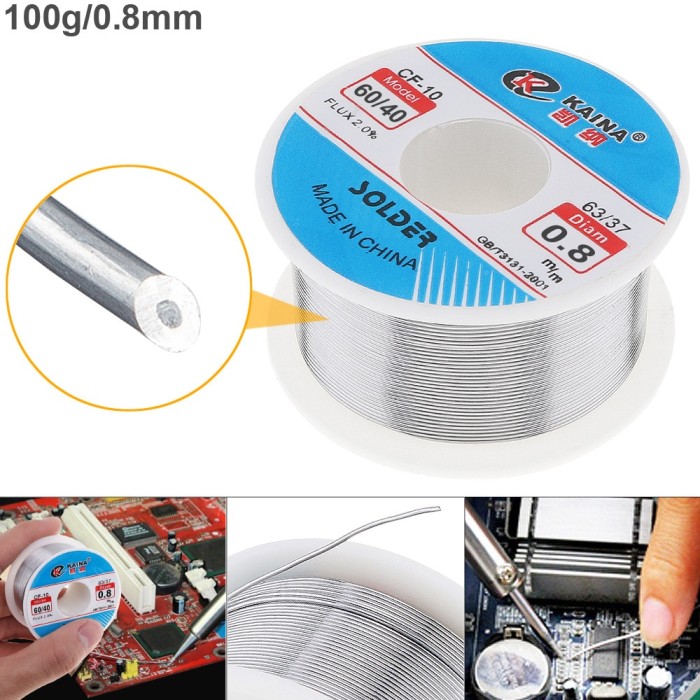 2.0mm Solder Wire Tin Lead Rosin Core for Electrical Soldering Welding 100g