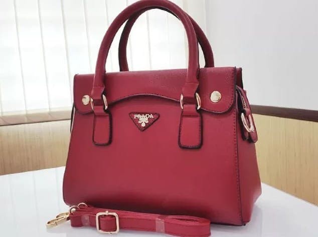 prada maroon bag