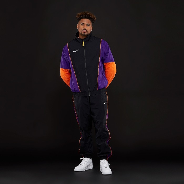 nike throwback men's woven tracksuit basketball pants