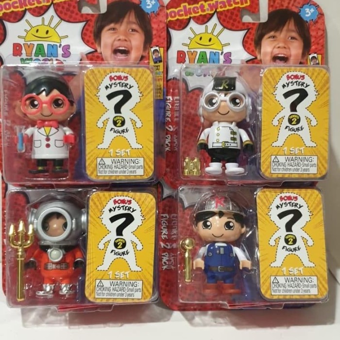 Jual Ryan's World Toys 2 Pack Figure / Ryan Toys / Mainan Ryan Kota