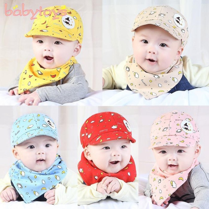 Jual Topi Baseball Syal Bentuk Segitiga Motif Kartun Untuk Bayi Baru Lahir Jakarta Barat Jingshen Shop Iv Tokopedia