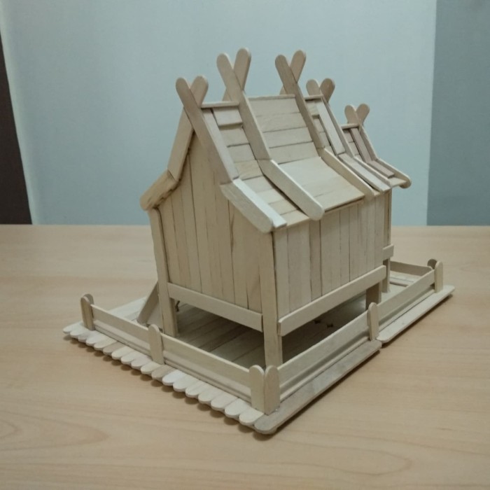 470+ Gambar Miniatur Rumah Betang Terbaik