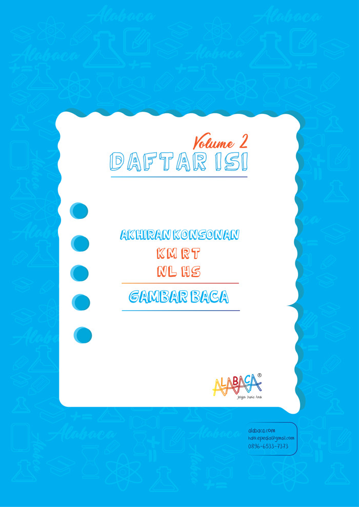 Foto Produk Buku Modul Calistung Anak TK, PAUD, SD dan Bimbel (Baca Vol. 2) dari e - Pedia