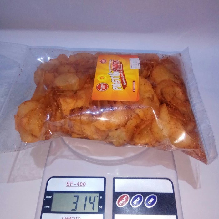 Jual Cemilan Sehat Keripik Singkong Balado Snack Murah Makanan