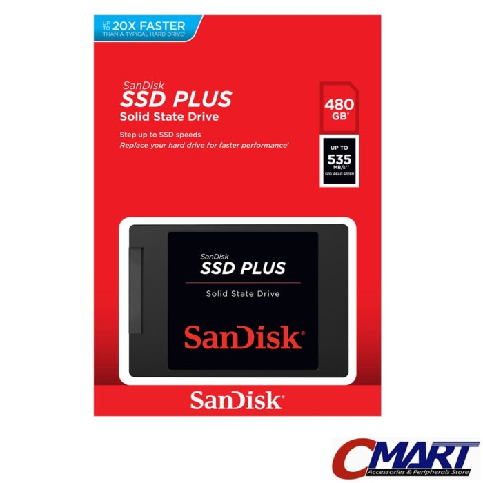 Foto Produk Sandisk SSD Plus 480GB dari CMart Computer