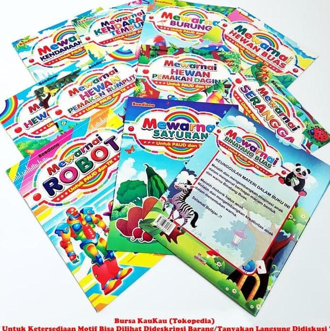 Jual Hot Sale Buku Aktivitas Mewarnai Anak Paud Amp Tk Besar