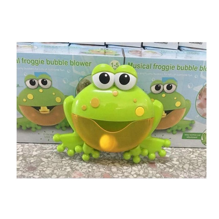 musical froggie bubble blower