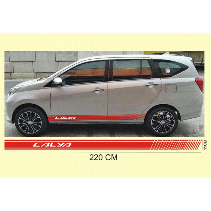 Jual Sticker Cutting Sticker List Body Mobil Calya Keren Kab