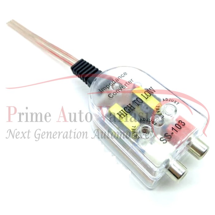 Jual Audio Converter Adaptop High To Low Converter RCA High To Low