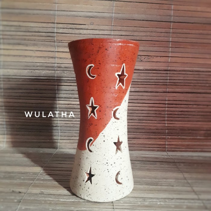 Jual Vas Bunga Motif Bintang Gerabah Clay Kab Purwakarta Wulatha Tokopedia