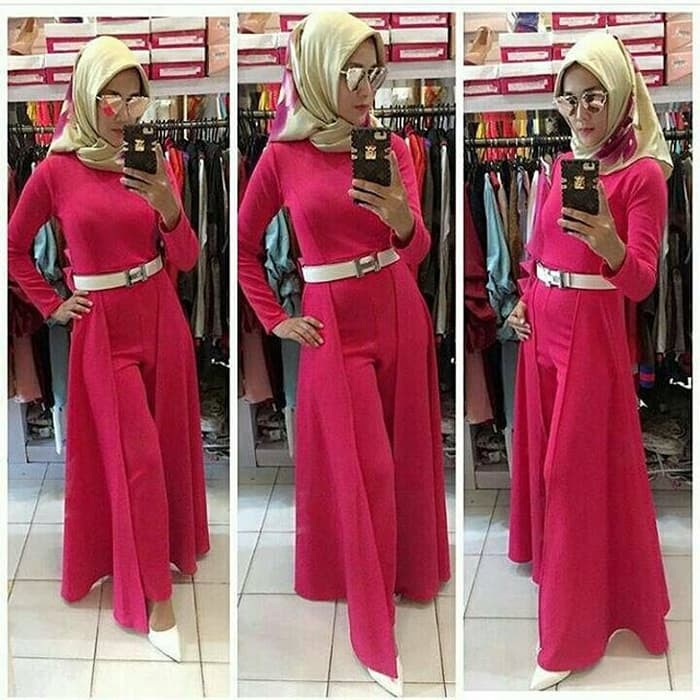 pink and red jumpsuit