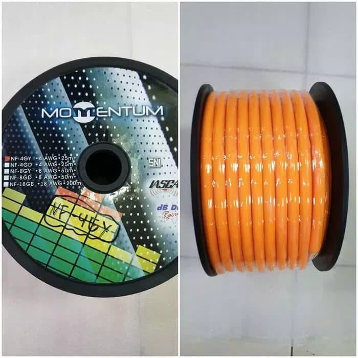 Foto Produk kabel khusus untuk momentum 4awg 25 meter dari AKSESORIS MOBIL LD4