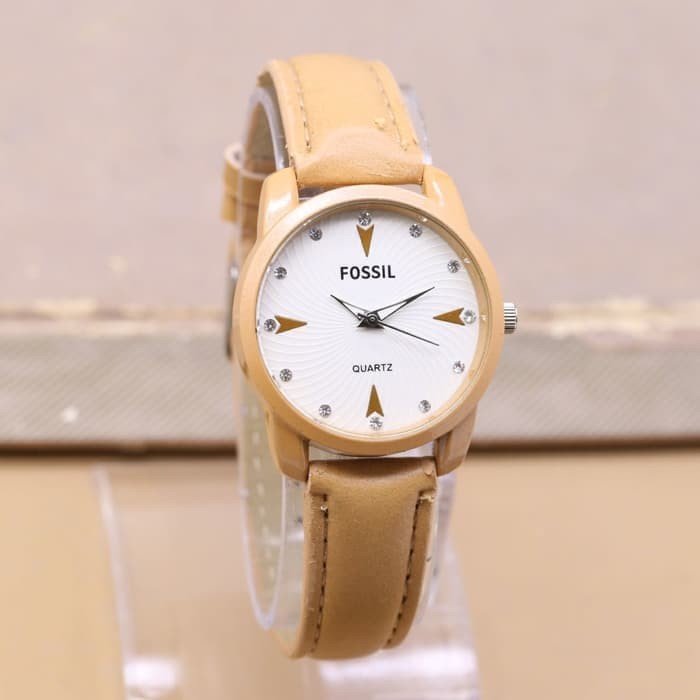 FASHION KEKINIAN JAM TANGAN WANITA FOSIL NY LEATHER - 204