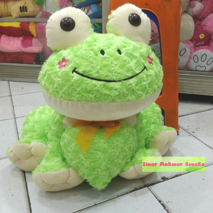 Boneka Kodok/Keropy Love Jumbo Lucu