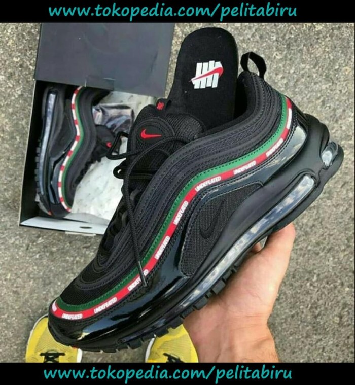 Jual Sepatu Nike Air Max 97 Undefeated Black Original Premium High Quality Hitam DKI Jakarta Muhammad bin sirin shop | Tokopedia Jual Sepatu Nike Air Max 97 Undefeated Black Original Premium High Quality Hitam DKI Jakarta Muhammad bin sirin shop | Tokopedia