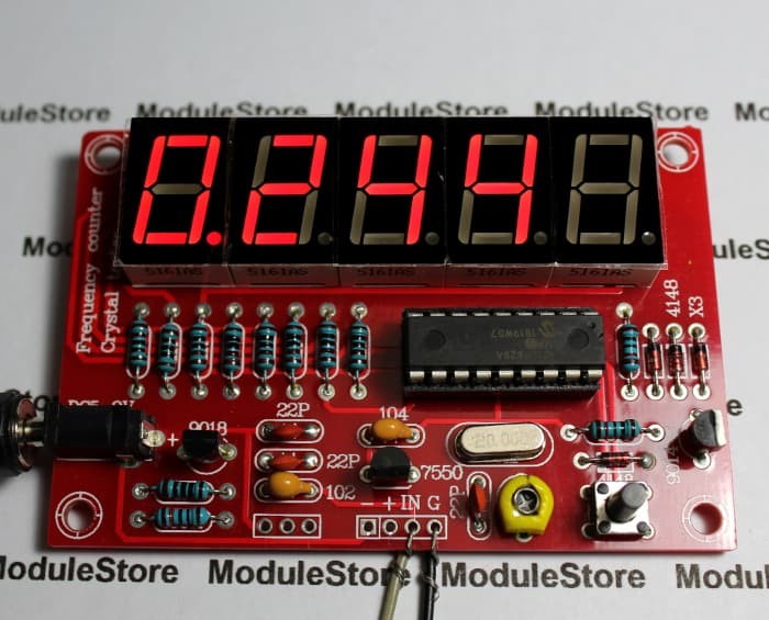 Jual Frequency Counter Oscillator Tester Frekuensi Meter 1Hz 50MHz