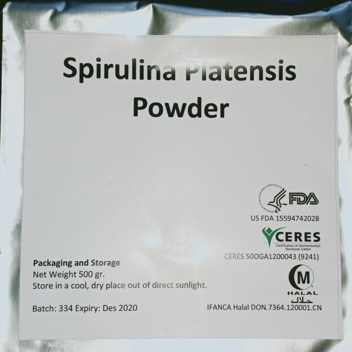Foto Produk Spirulina Platensis Powder/Bubuk Spirulina dari TomXiaomi