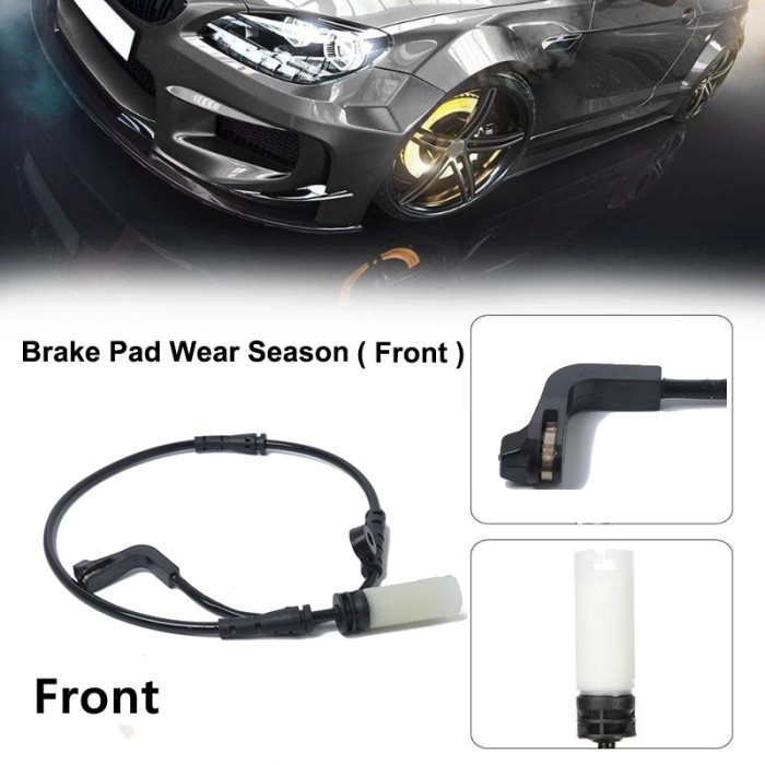 1 Pair Auto Car Front+Rear Brake Pad Wear Sensors for BMW E81 E90 E91