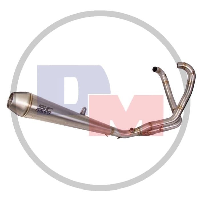 Jual Sc Project Kawasaki W800 Full System 2 1 With Conic Silencer