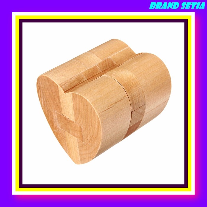 Heart Cube Wood Construction Puzzle Wooden Brain Teaser
