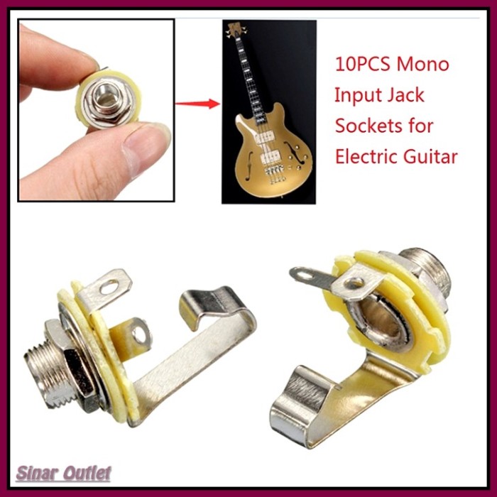 1//4/" 6.35mm Mono Male to Female M//F Dj Speaker Instrument Guitar Extension Cable