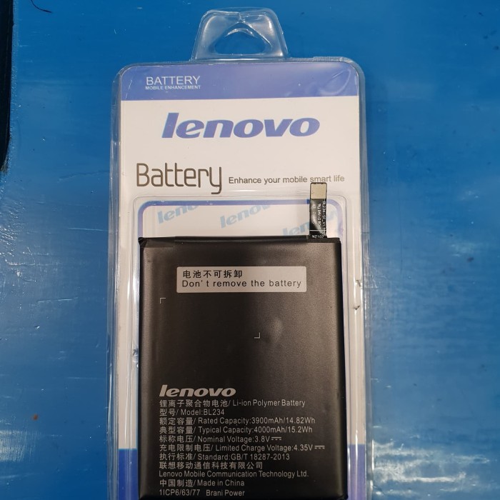 Foto Produk BATERAI BATRE BATERE BATRY BATERY LENOVO P70 P70A BL234 ORIGINAL dari KING sparepart