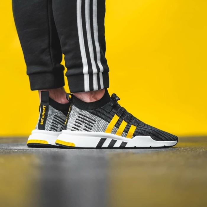 adidas eqt support adv black yellow
