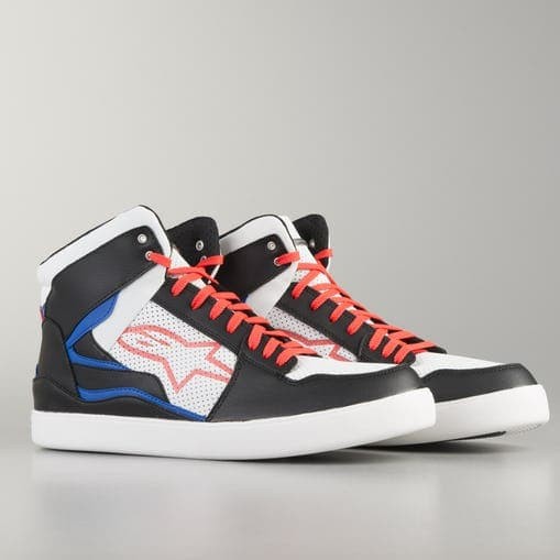 Jual Alpinestars STADIUM Riding Shoes Black White Red Blue