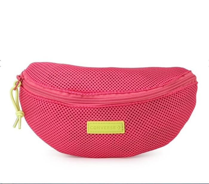 converse mesh look waist bag