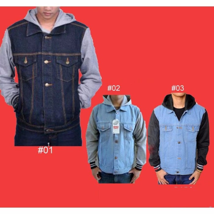 jaket levis hoodie