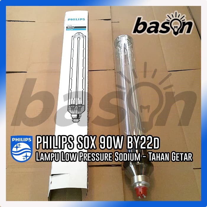 Lampadina Philips SOX 90W BC PLUS - Sodio Bassa Pressione, 1800K, Attacco BY22d - Foto 7